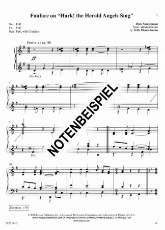 Preview: Fanfare Hark the herald Angels sing